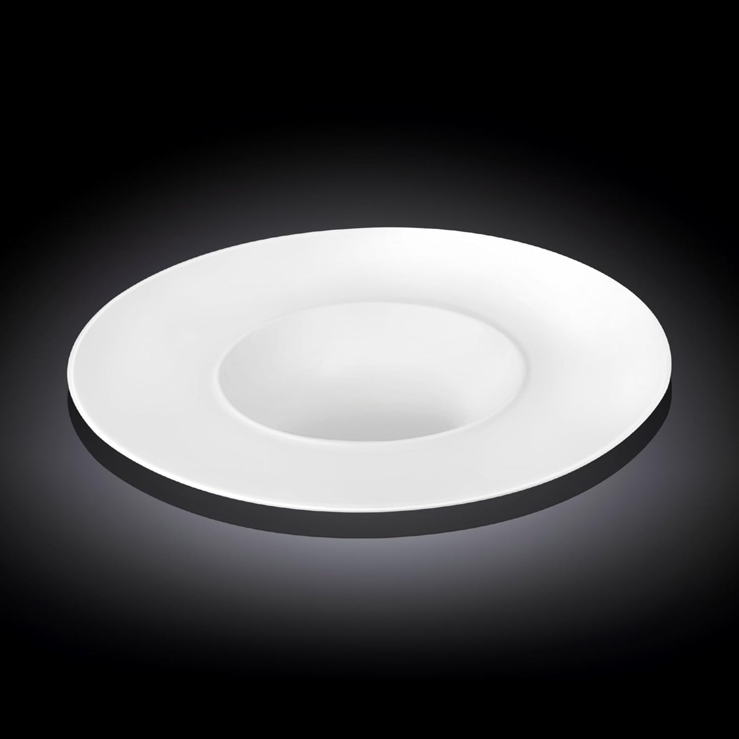 Wilmax England Deep porcelain plate 28 cm, White