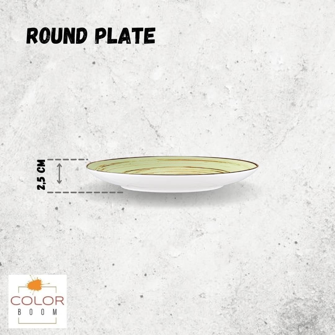 Wilmax Teller, 20 cm, Pistaziengrün, Porzellan, WL-669112/A