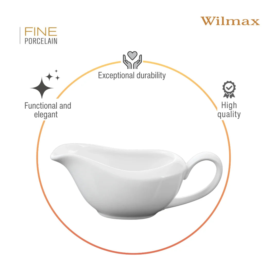 Wilmax Sauskom 100 ml Porselein Wit
