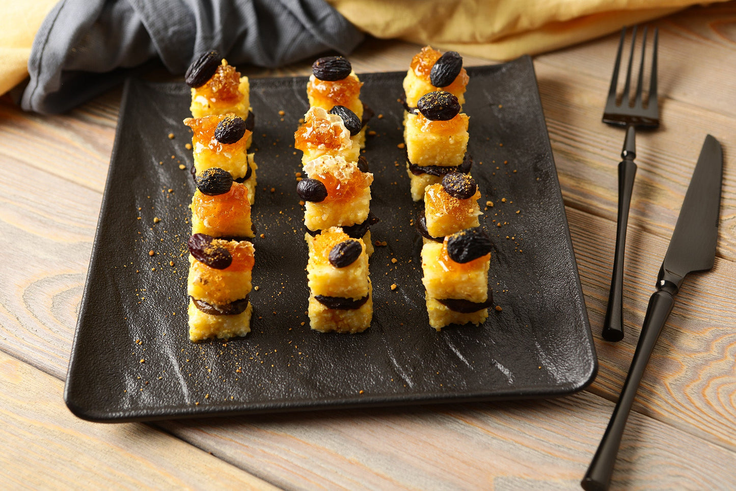 Wilmax Square Plate Set 3 parts 21.5 x 21.5 cm Porzellan WL-661106/A3