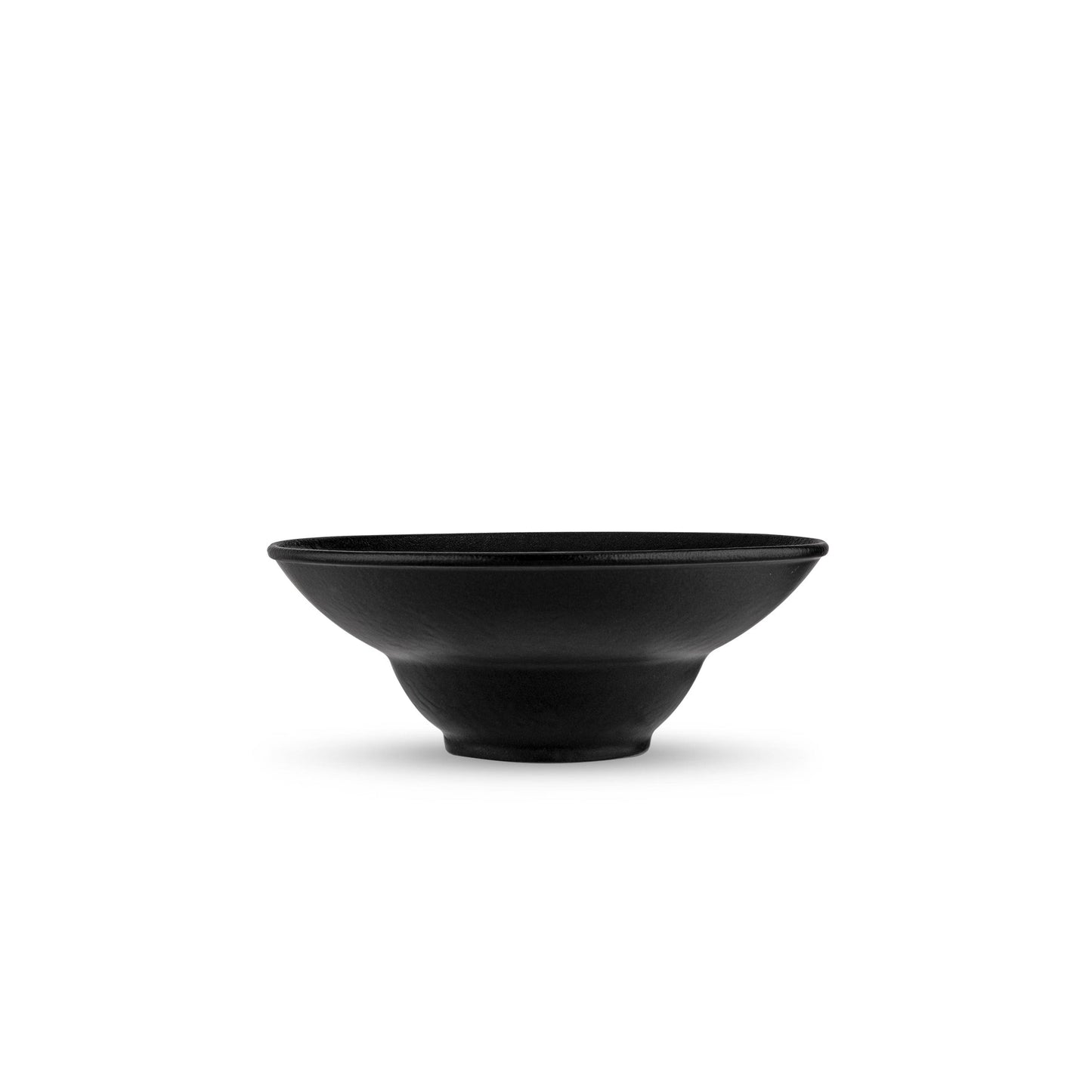 Wilmax Tiefer Porzellanteller Schwarz, 20 cm, 800 ml – WL-661112/A