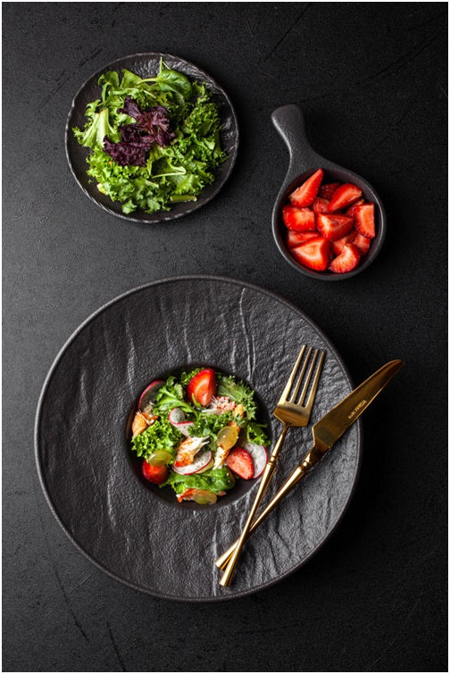 Wilmax Tiefer Teller SlateStone Porzellan 27 cm 250 ml WL-661116/A