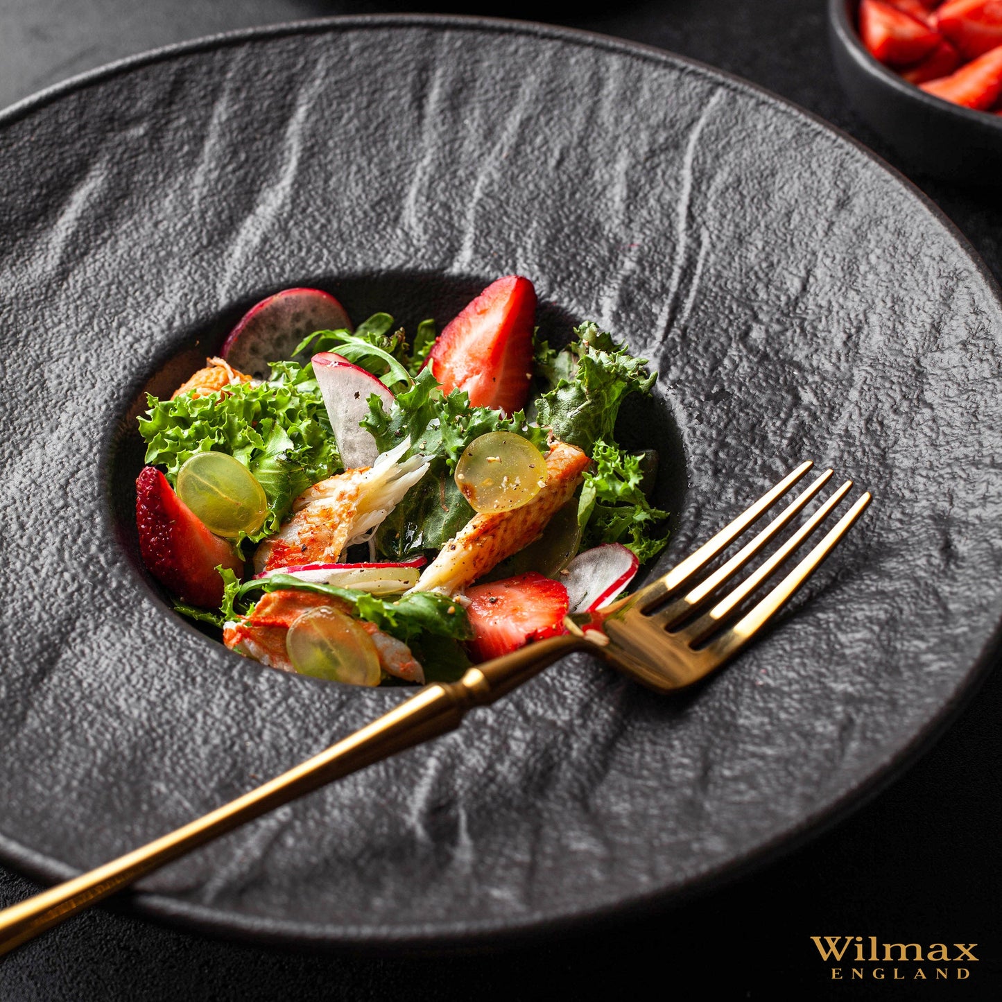 Wilmax Tiefer Teller SlateStone Porzellan 27 cm 250 ml WL-661116/A