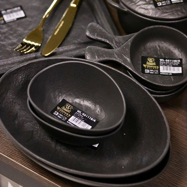 Wilmax Oval Bowl 13 x 10 x 6 cm Porzellan WL-661118/A