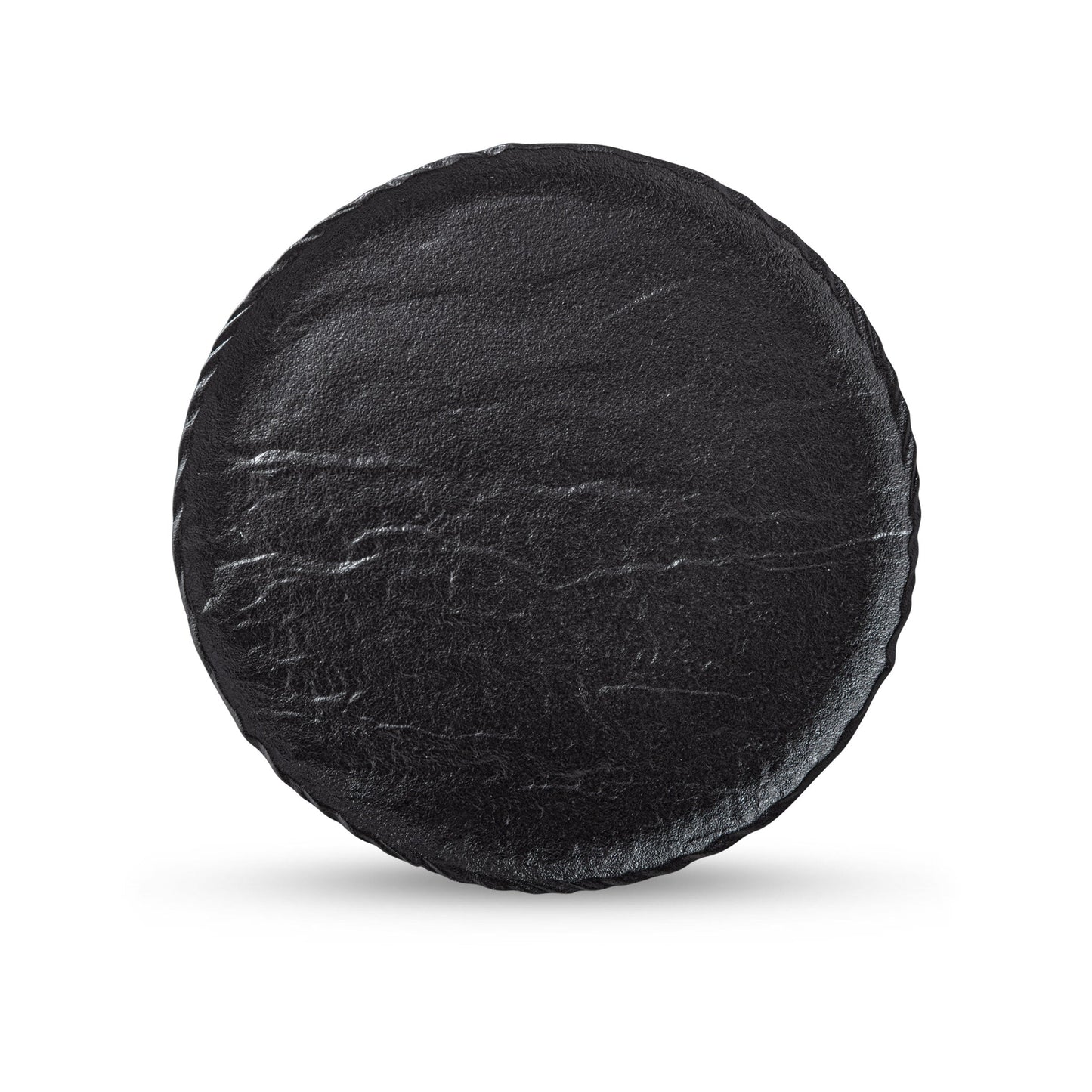 Wilmax Ronde Serveerschaal 30 cm 2 stuks Zwart WL-661128/A2