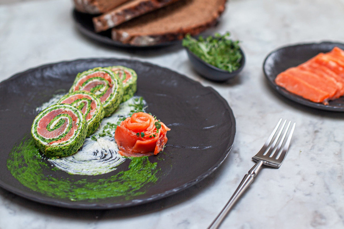 Wilmax Round Platter 30 cm Schwarz, WL-661128/A