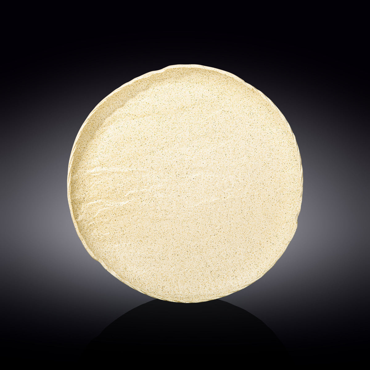 Wilmax Bord rond 28 cm Zand Porselein