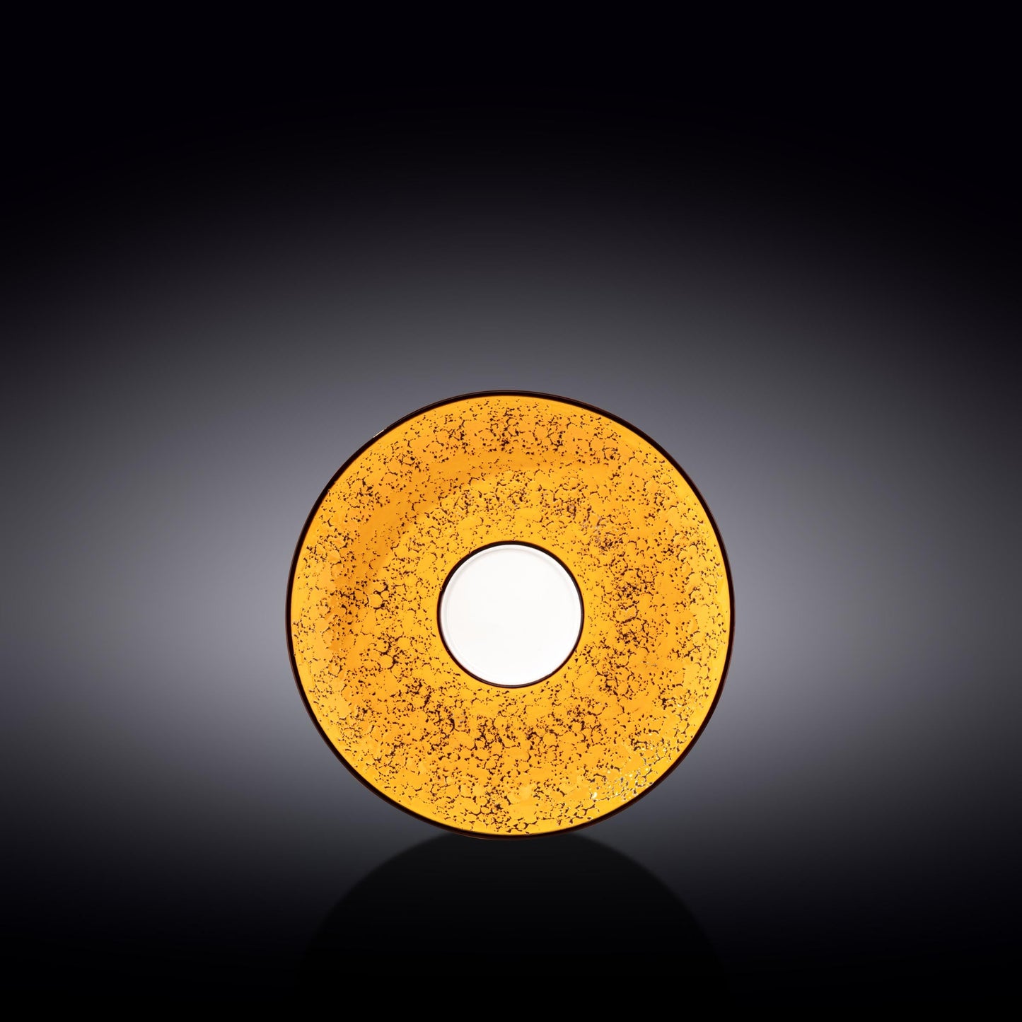 Wilmax Untertasse 15 cm Porzellan Gelb WL-667436/B