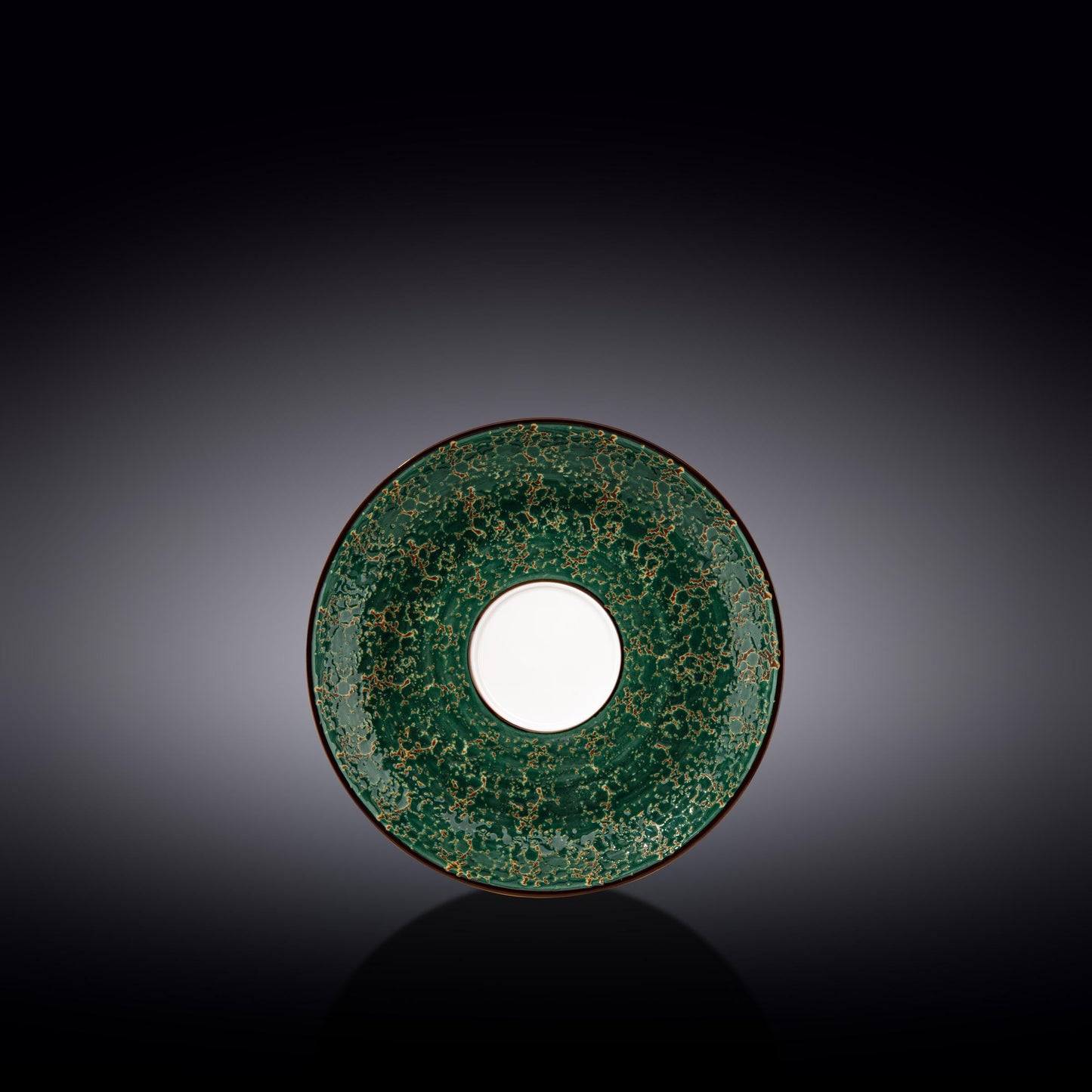 Wilmax Untertasse Porzellan 15 cm grün WL-667536/B