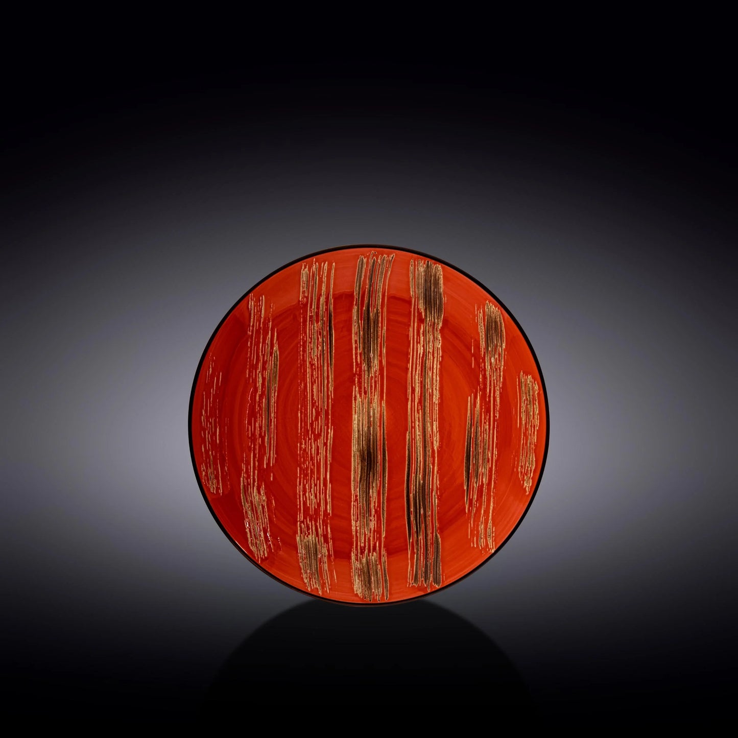 Wilmax Red Porcelain Plate 18 cm, Set of 6 WL-668211/A6
