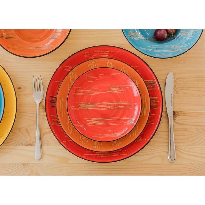 Wilmax England Plate 28 cm Red Porcelain WL-668216/A