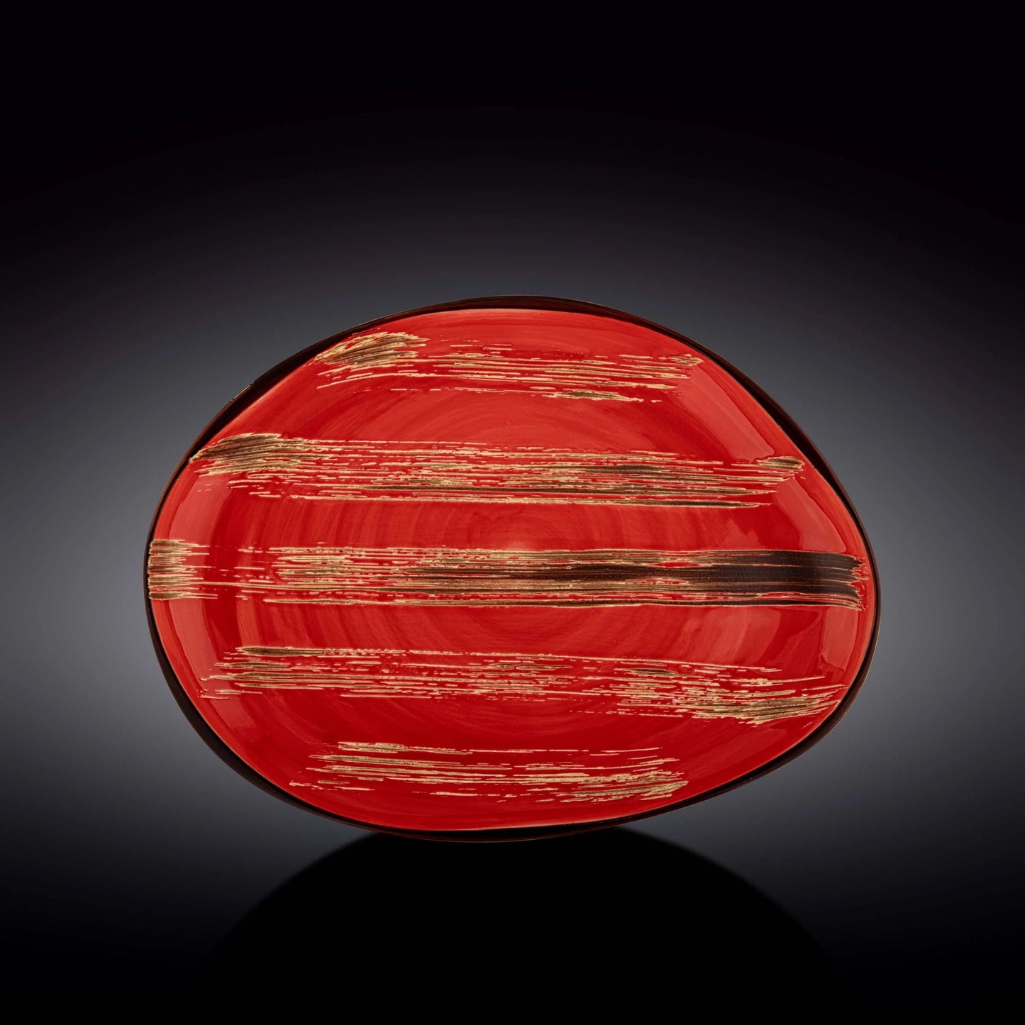 Wilmax Serveerblad 33x24,5 cm Rood Porselein WL-668242/A