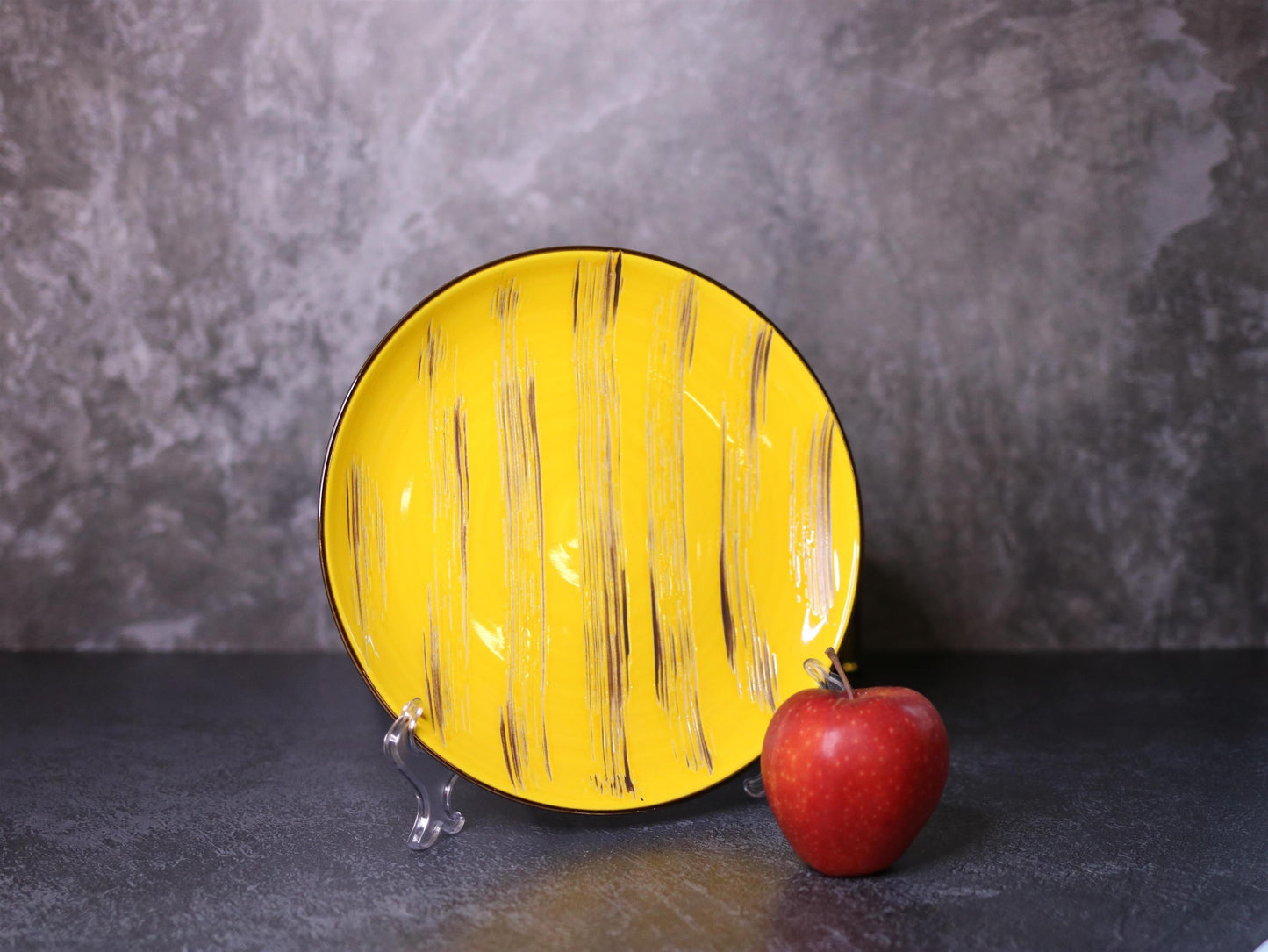 Wilmax Runde Speiseteller 23 cm – Kratzfest & Stilvoll – WL-668413/A3