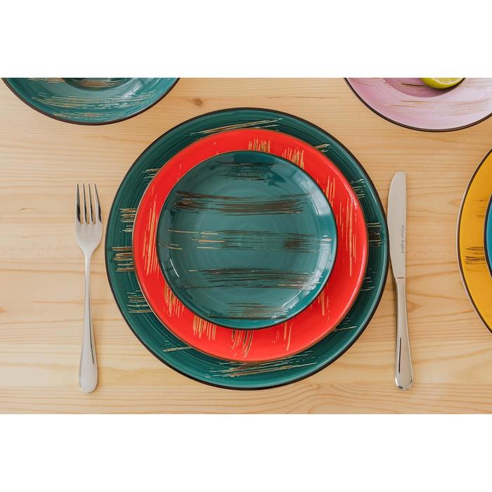 Wilmax England Bord 28 cm Groen Porselein A2