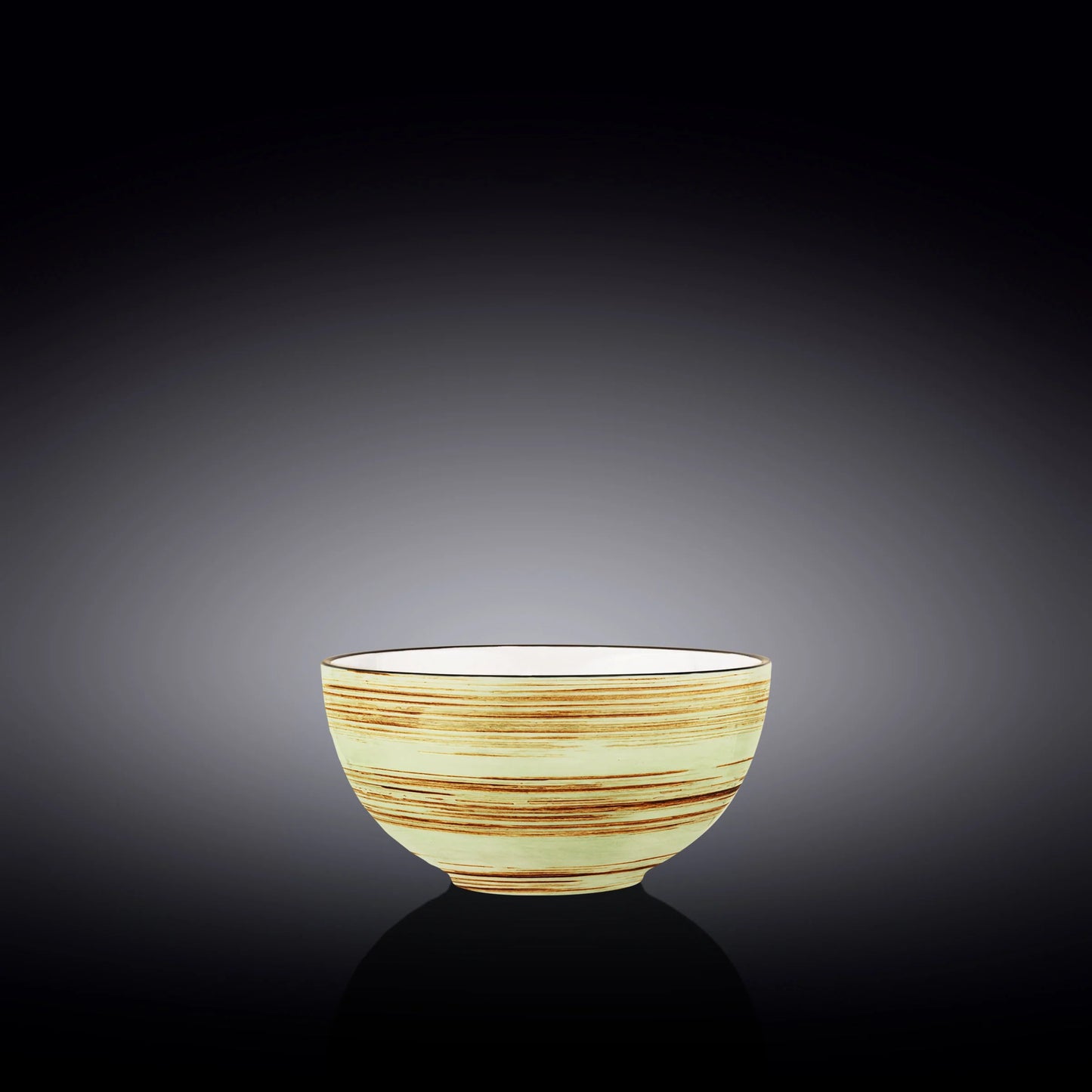 Wilmax Porzellanschüssel Pistazie, 600 ml, 3er-Set – WL-669130/A3