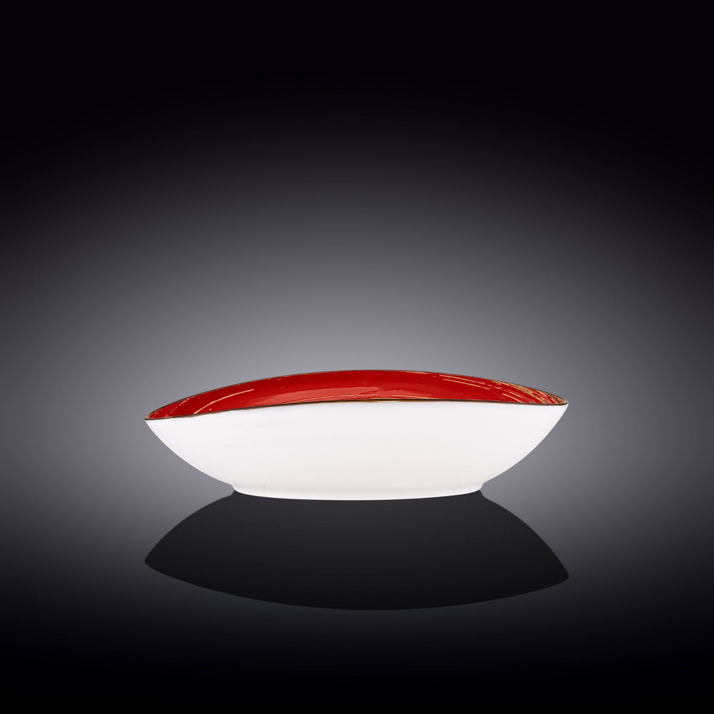 Wilmax England Oval Dish Red Porcelain 25 cm (2x)