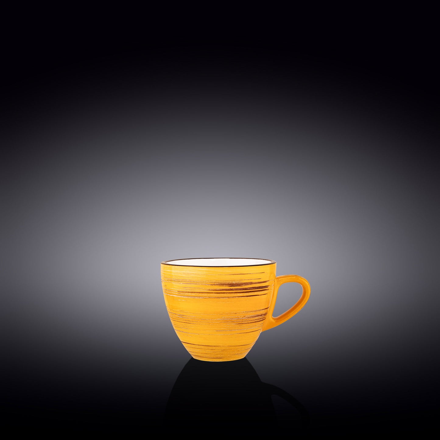Wilmax England Espressokopje 110 ml Geel Porselein WL-669434/A
