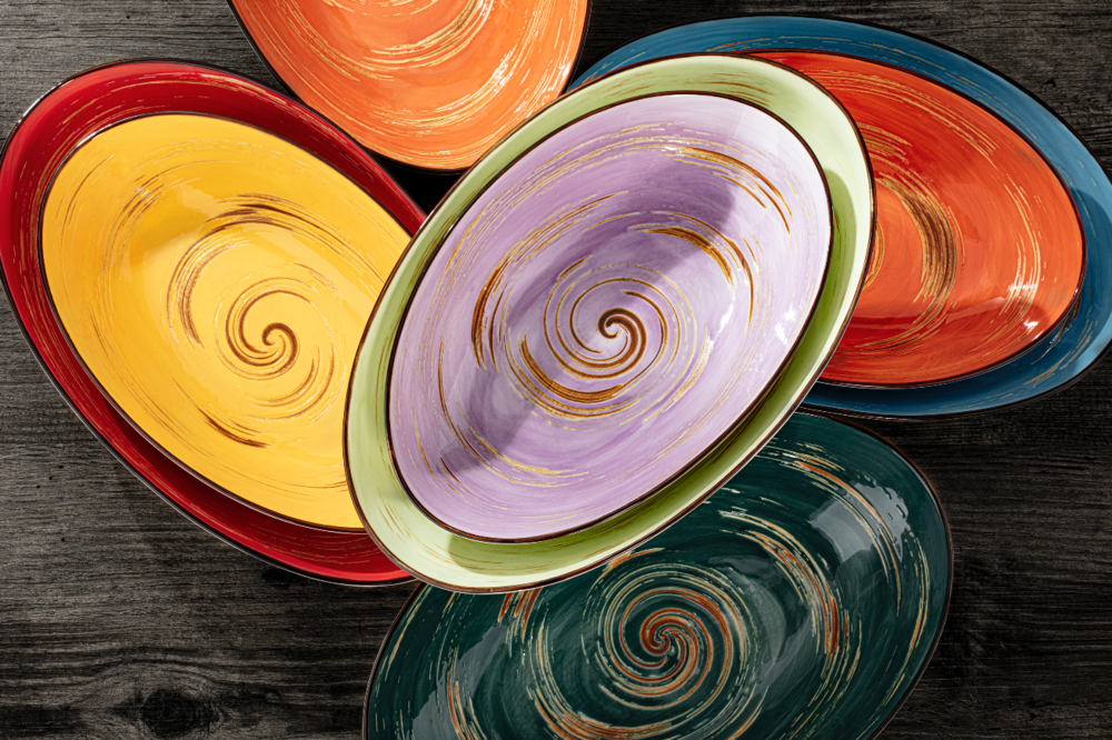 Wilmax Ovaal Schaaltje van Porselein 30 x 19,5 cm – WL-669441/A