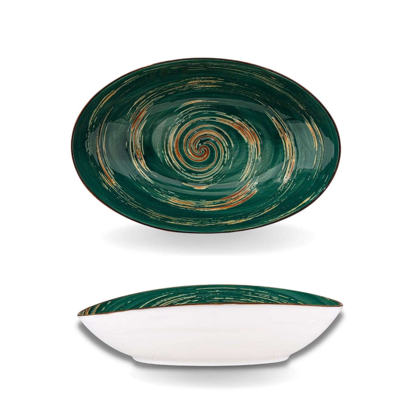 Wilmax Ovale Porzellanschüssel 30 x 19,5 x 7 cm WL-669541/A