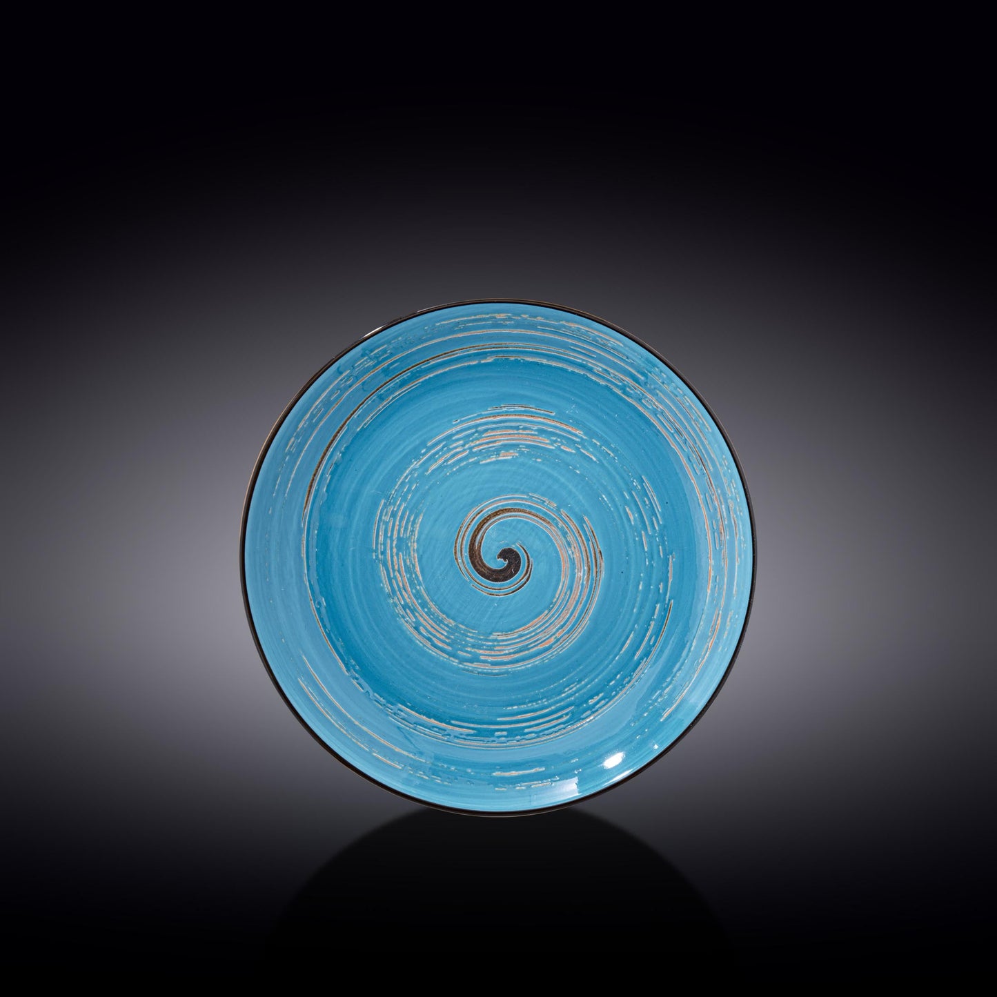 Wilmax Spiral Plate 20 cm Porcelain, Blue – WL-669612/A