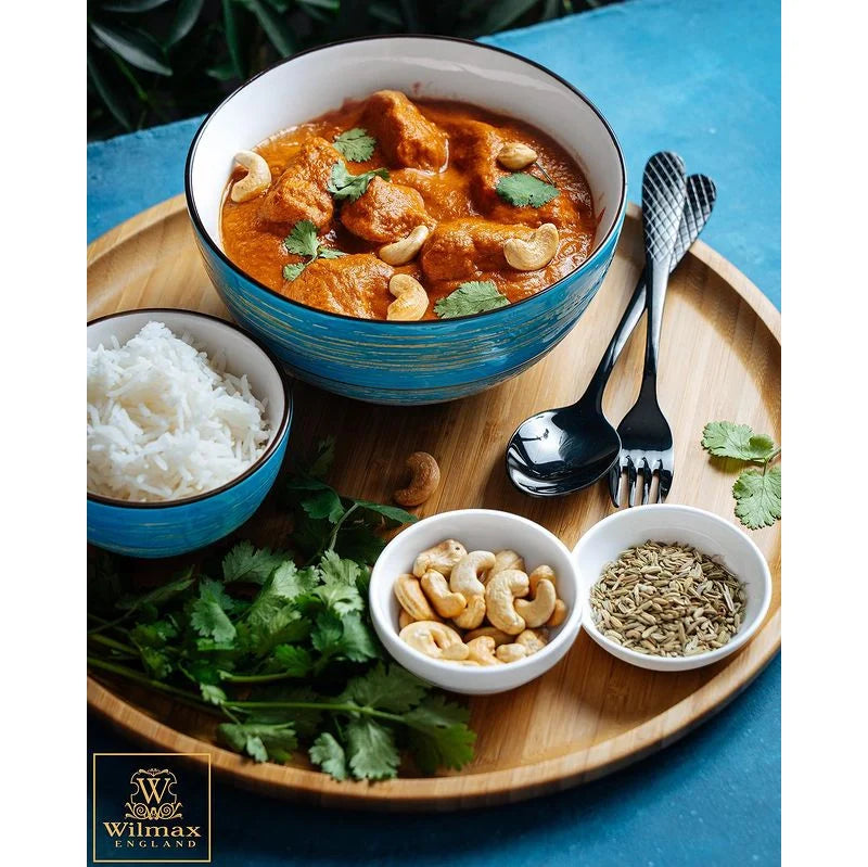 Wilmax Porzellanschalen Set, 14 cm, 3-teilig, stilvolles Design, WL-669630/A3