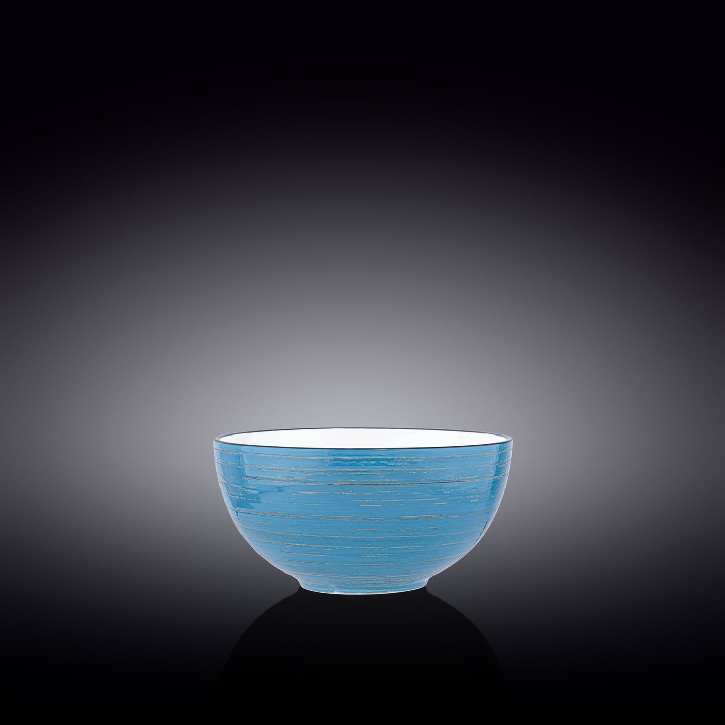 Wilmax Schaal 600 ml 13,5 cm Blauw Porselein - 3-delige set