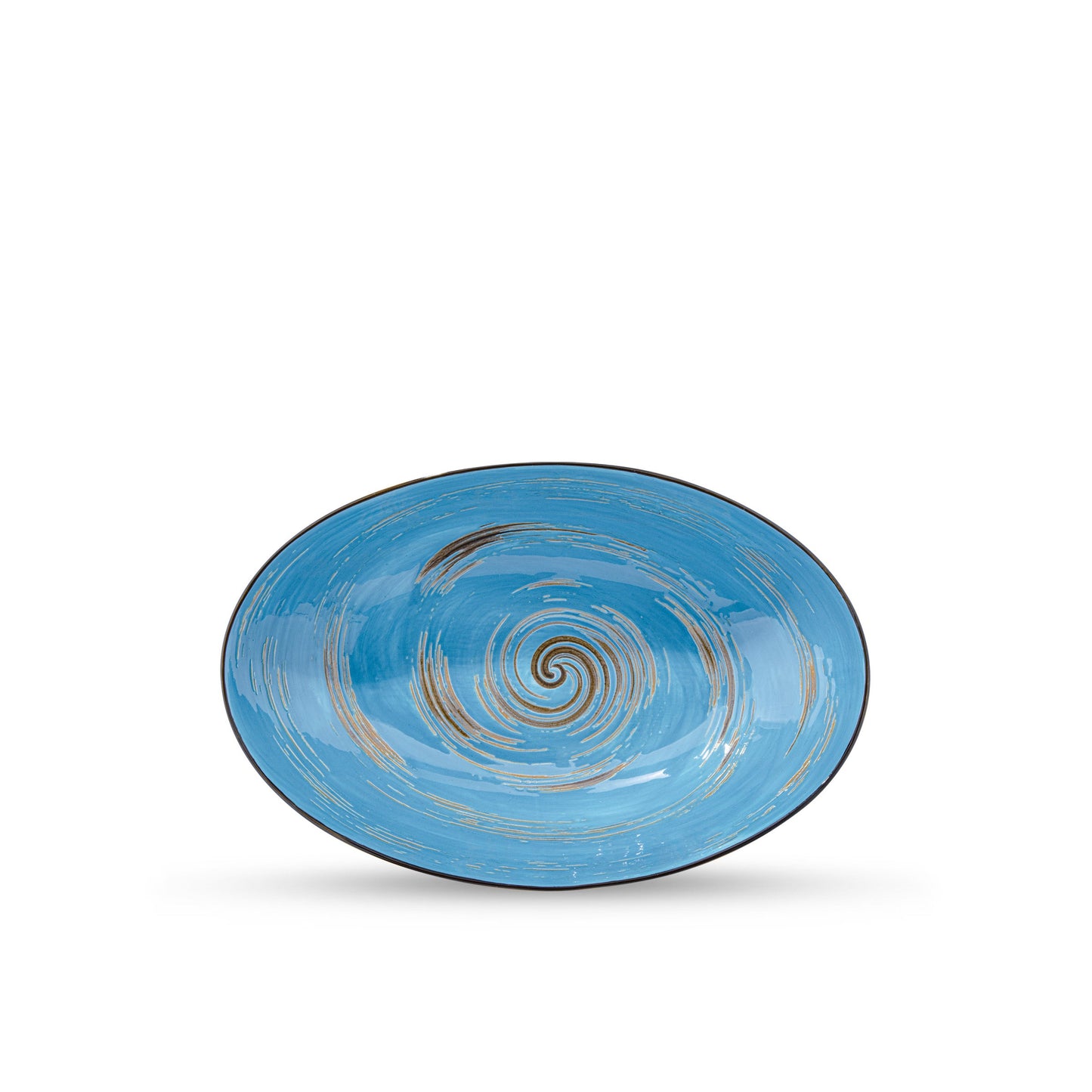 Wilmax Oval Dish 25 cm Blue Porcelain WL-669640/A