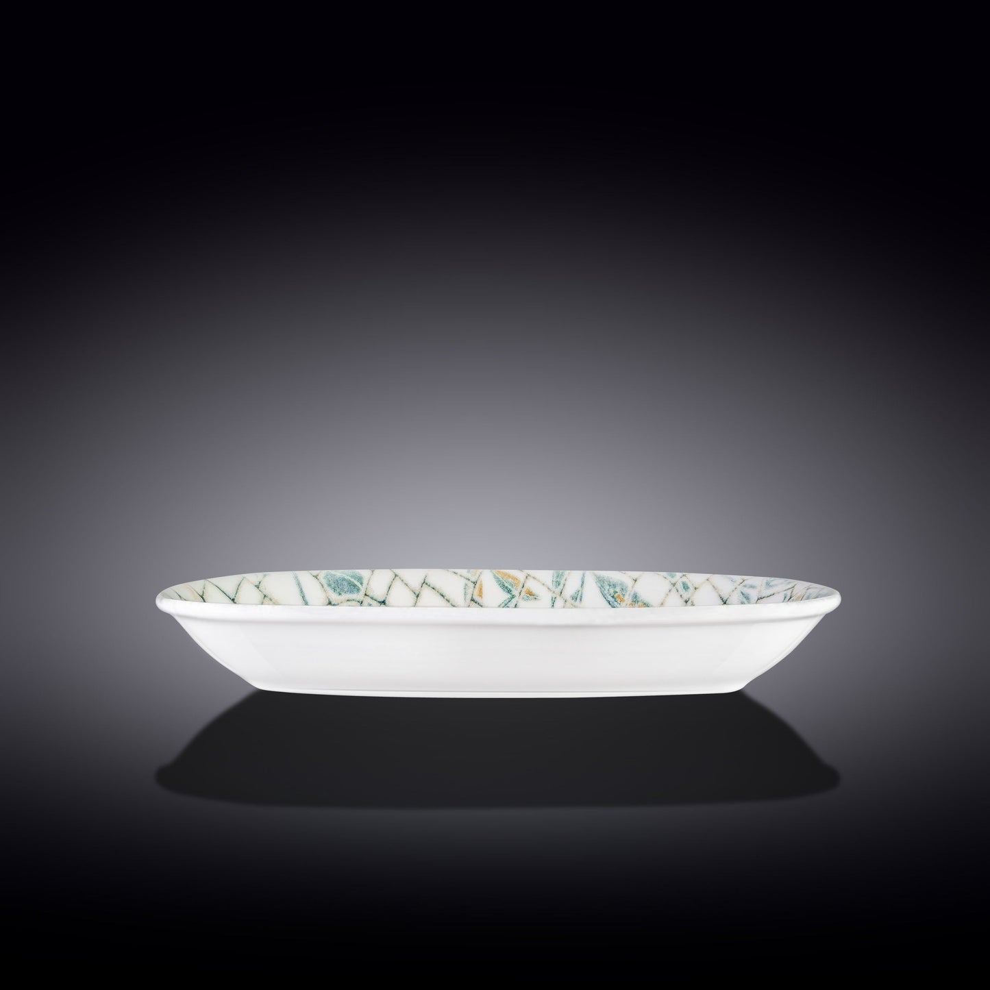 Wilmax Servierplatte Olive Green Graphics, 30,5 x 18 cm, WL-671544/A