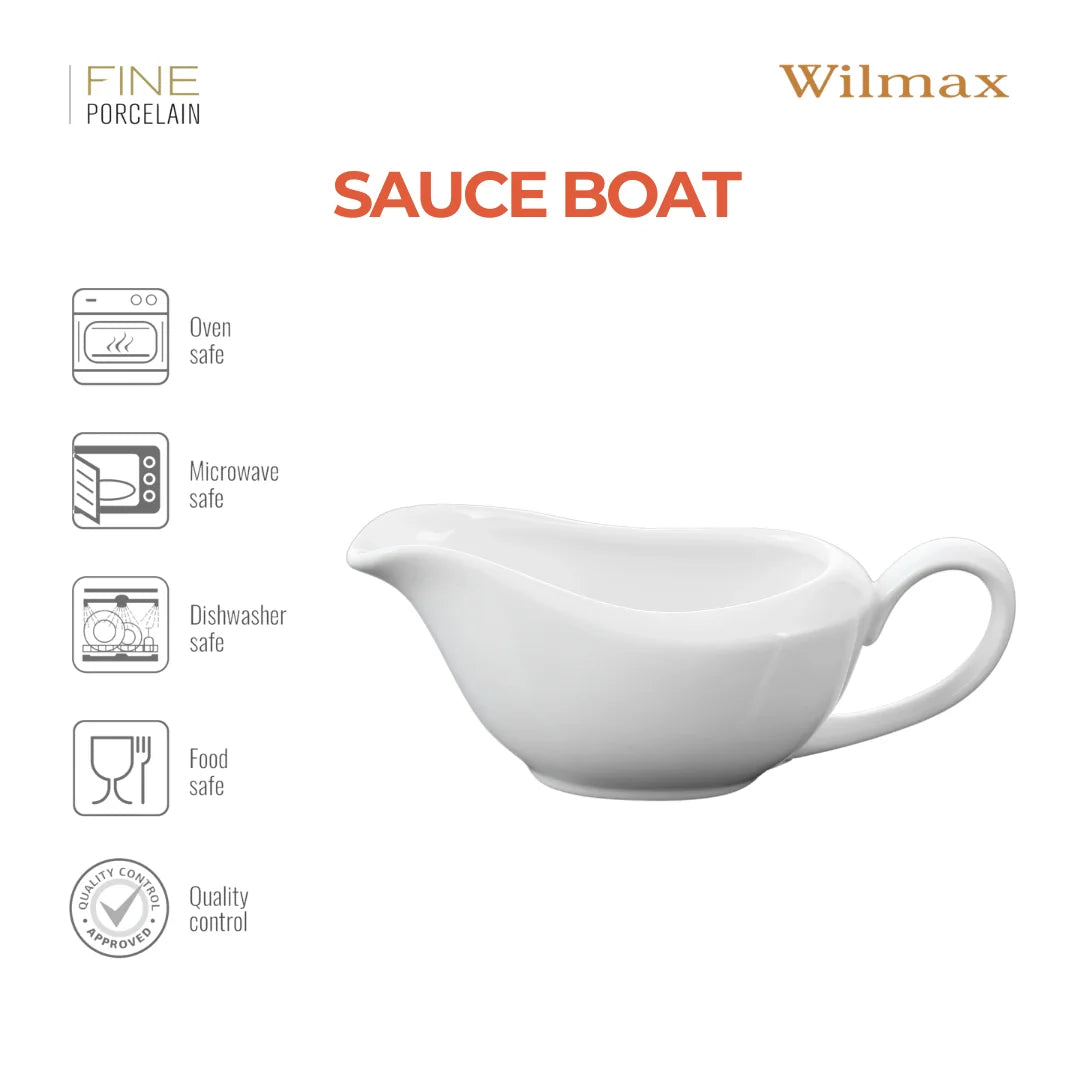 Wilmax Sauskom 100 ml Porselein Wit