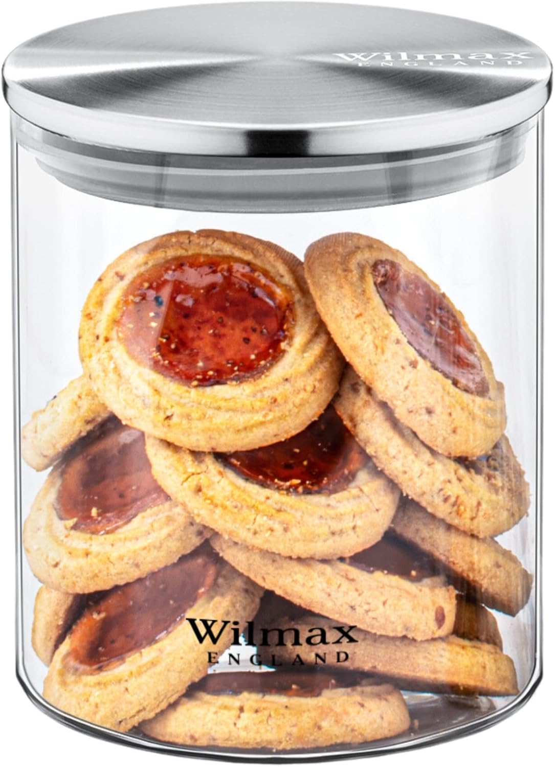 Wilmax Voorraadpot 760 ml met RVS deksel - Set van 3 | WL-888513/A3