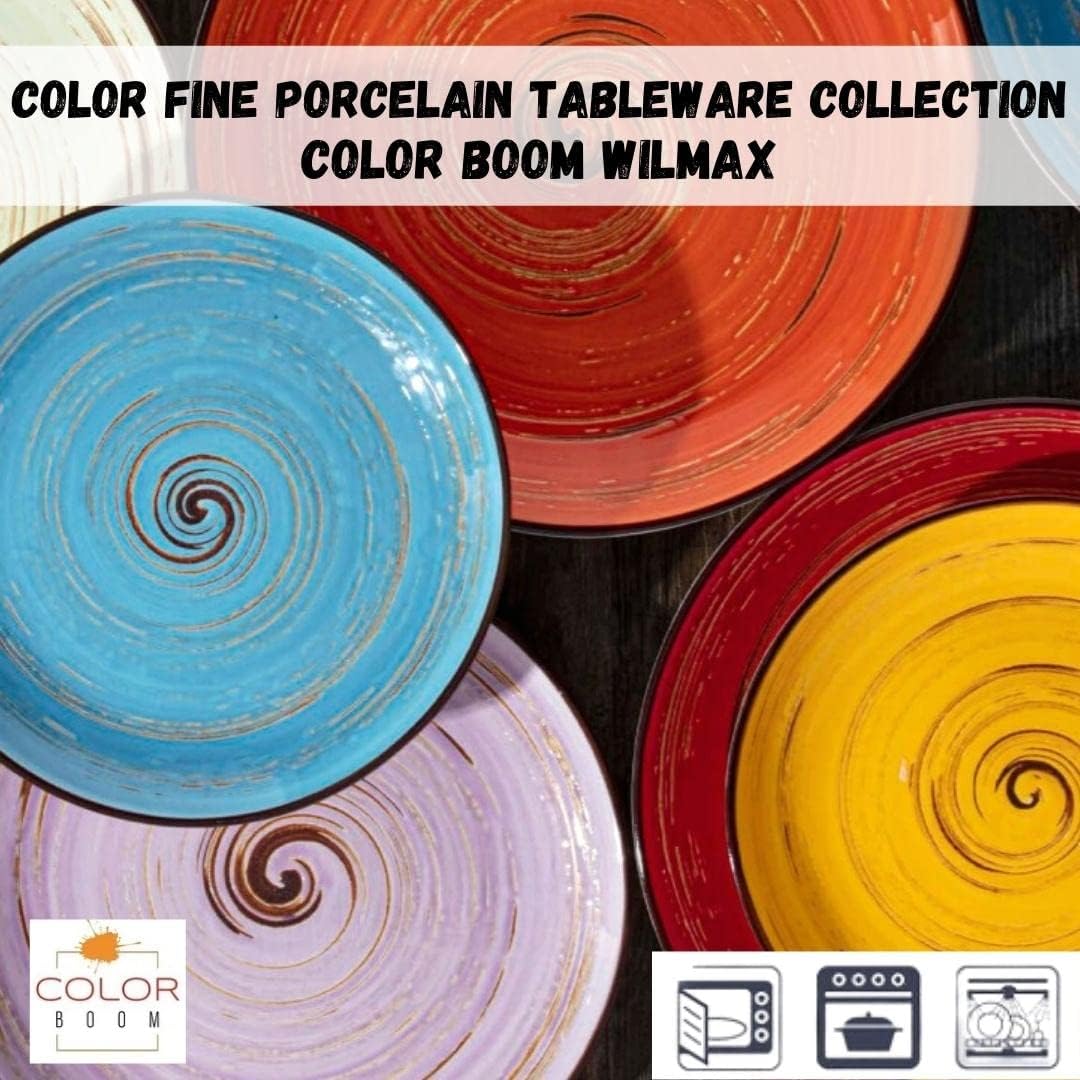 Wilmax Becher 460 ml Color Boom Spiral Set (6 Stück) WL-669237/A6