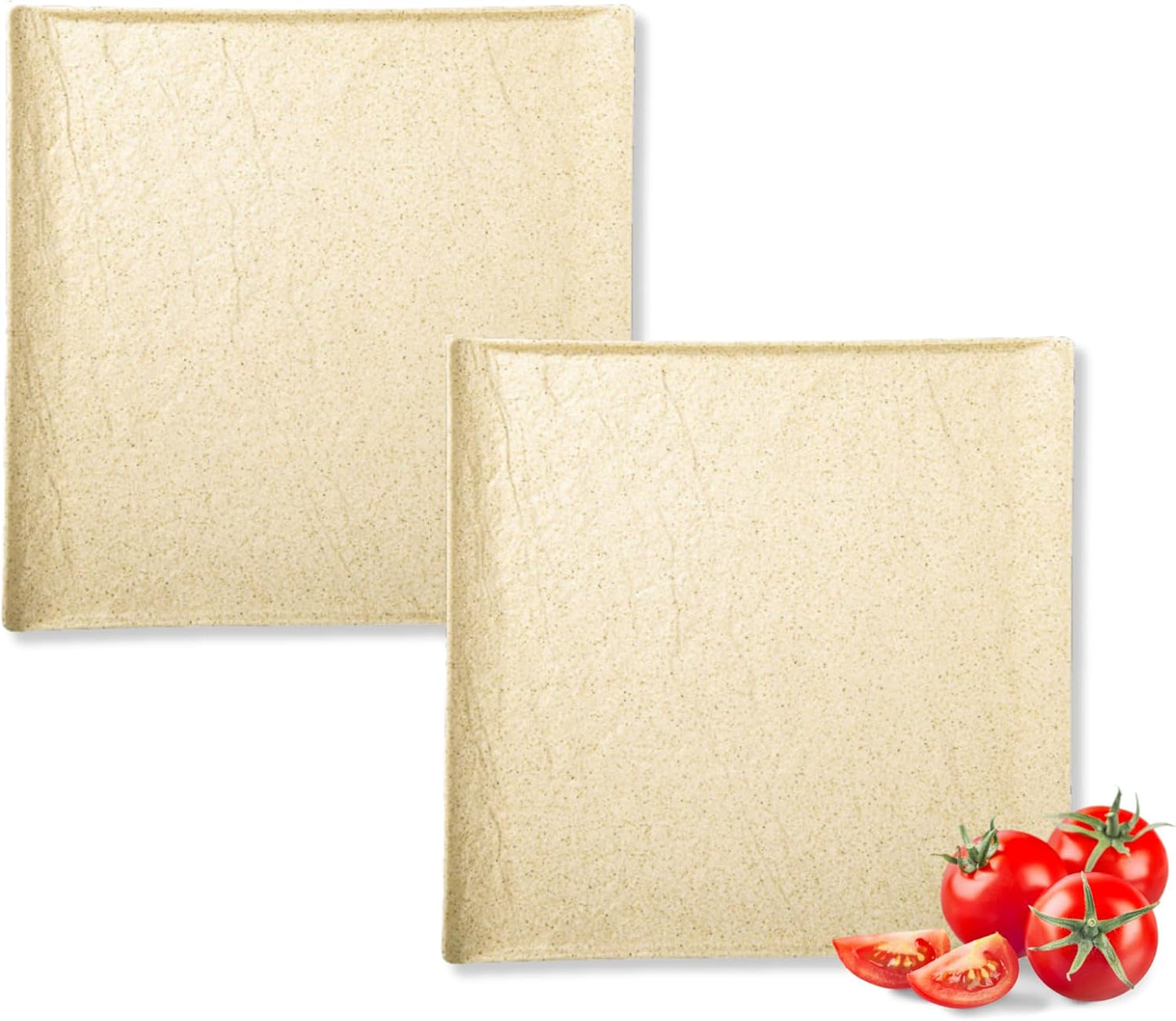 Wilmax England Vierkante Borden 21.5 cm Sandstone (2x)