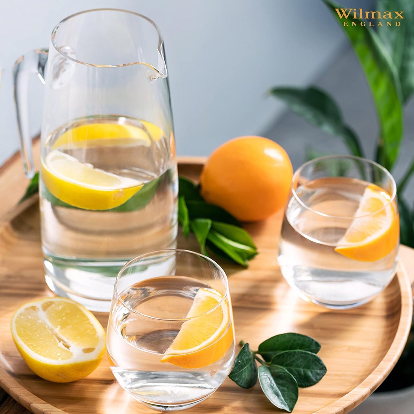 Wilmax Glaskrug 1000 ml – Hochwertiges Glas WL-888306/1C