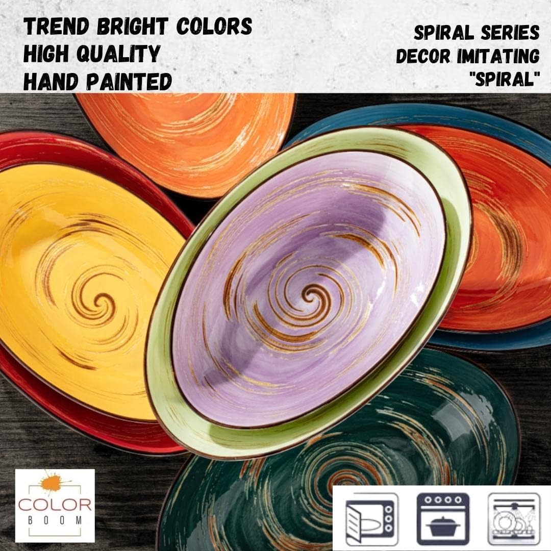 Wilmax Ovale Porzellanschüssel Pistazie, 30 x 19,5 cm – WL-669141/A