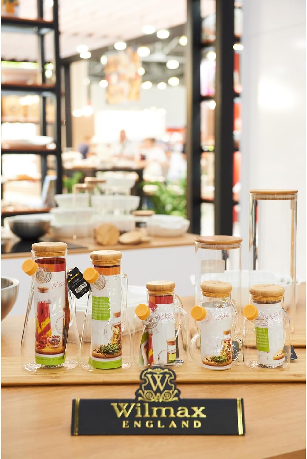 Wilmax Ölflasche, 1000 ml, Glas, WL-888957/A