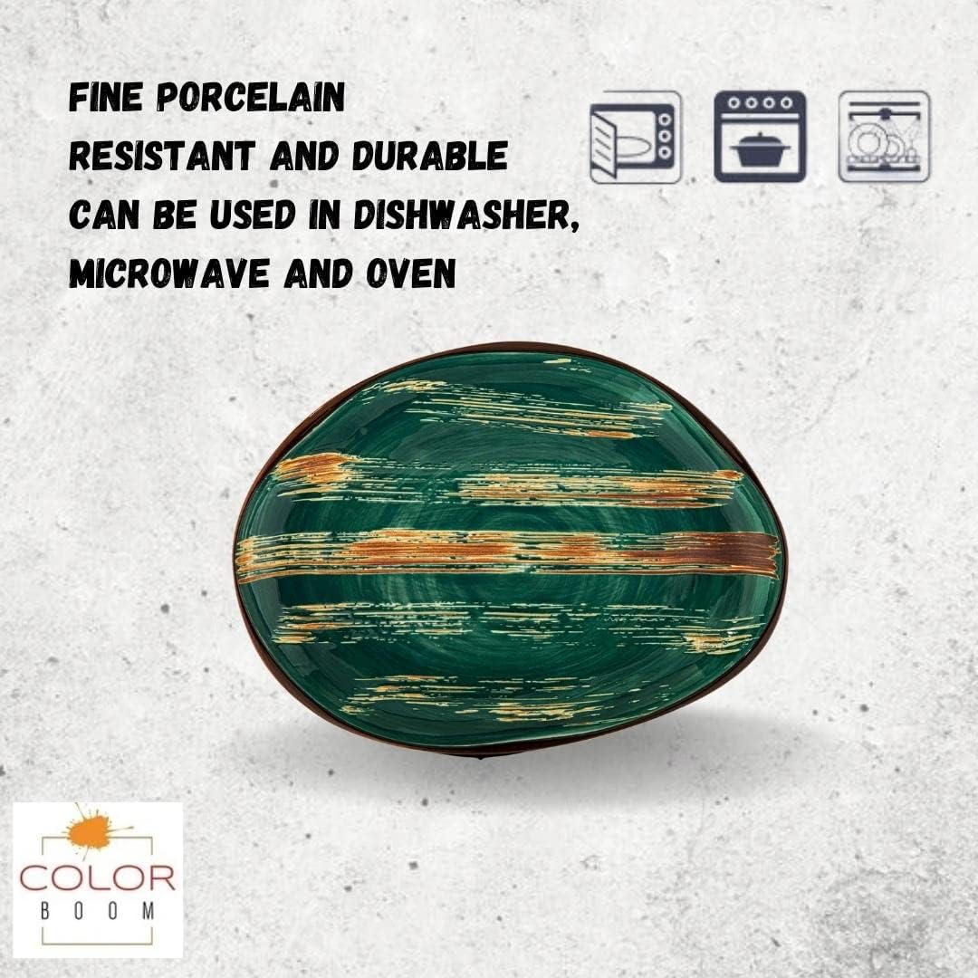 Wilmax Schale in Steinform 33 x 24,5 cm Porzellan WL-668542/A