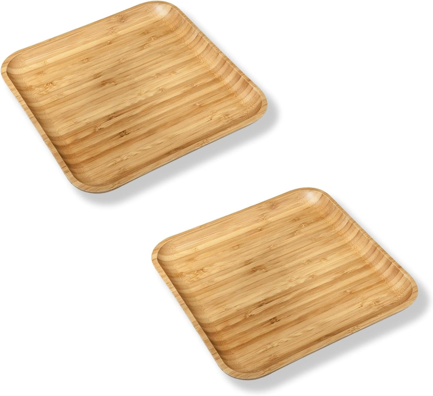 Wilmax Bambus Counter, 20.5 x 20.5 cm, 2er Set, WL-771021/A2