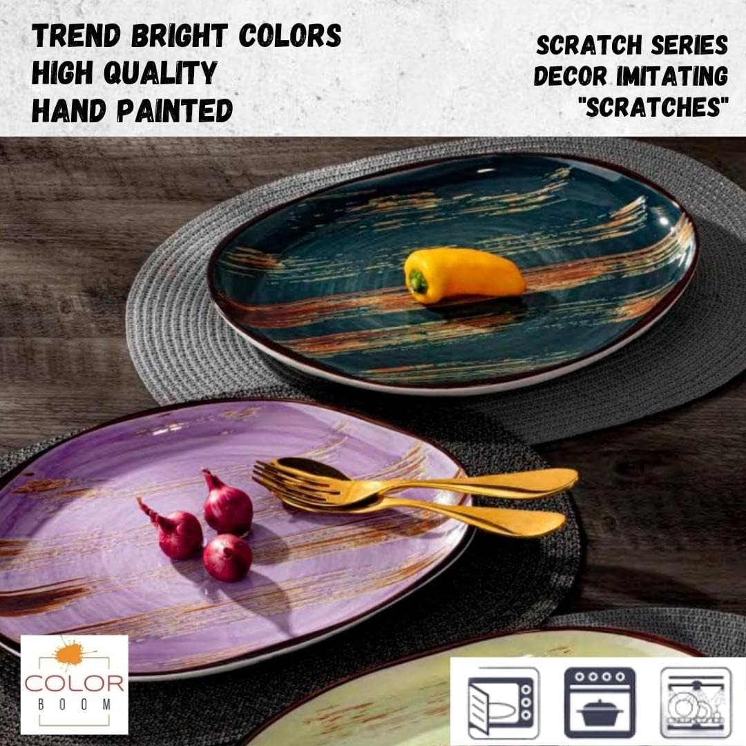 Wilmax Steinförmige Servierschale 33 x 24,5 cm, ColorBoom Kollektion WL-668242/A