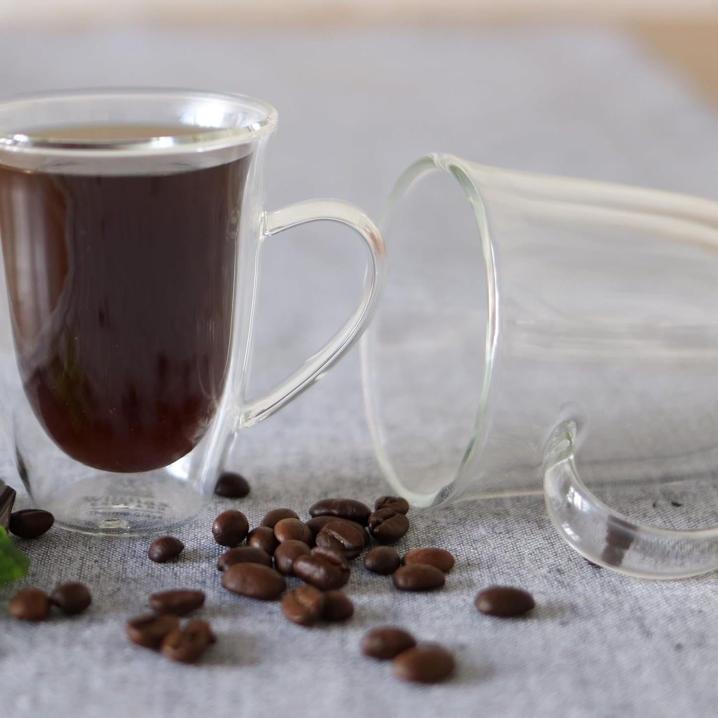 Wilmax England Double Wall Mug 250ml Borosilicate Glass 6x