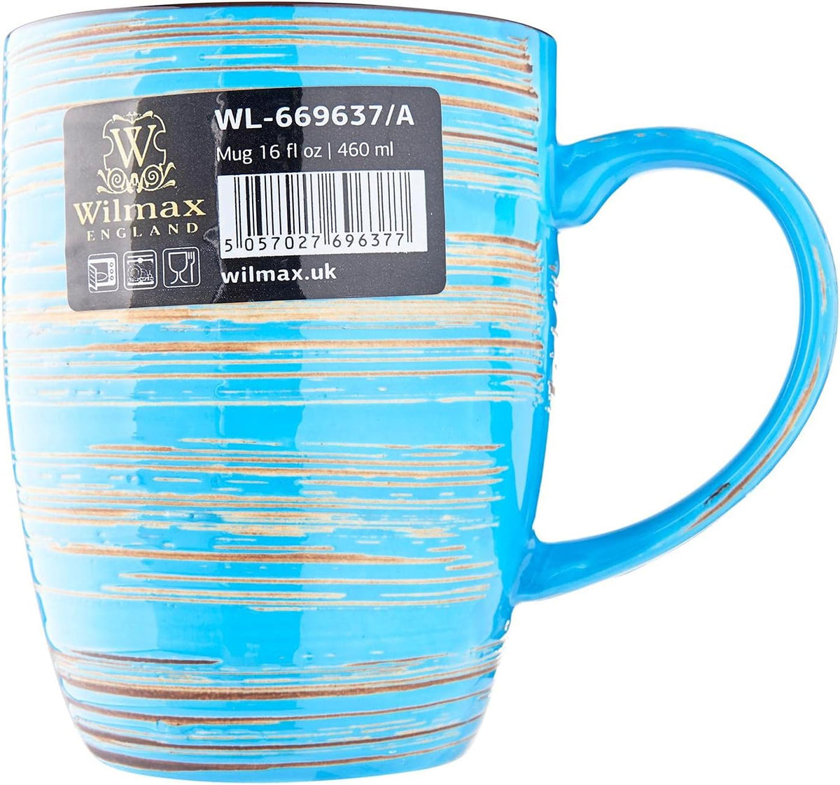 Wilmax England Beker 460 ml Blauw Porselein