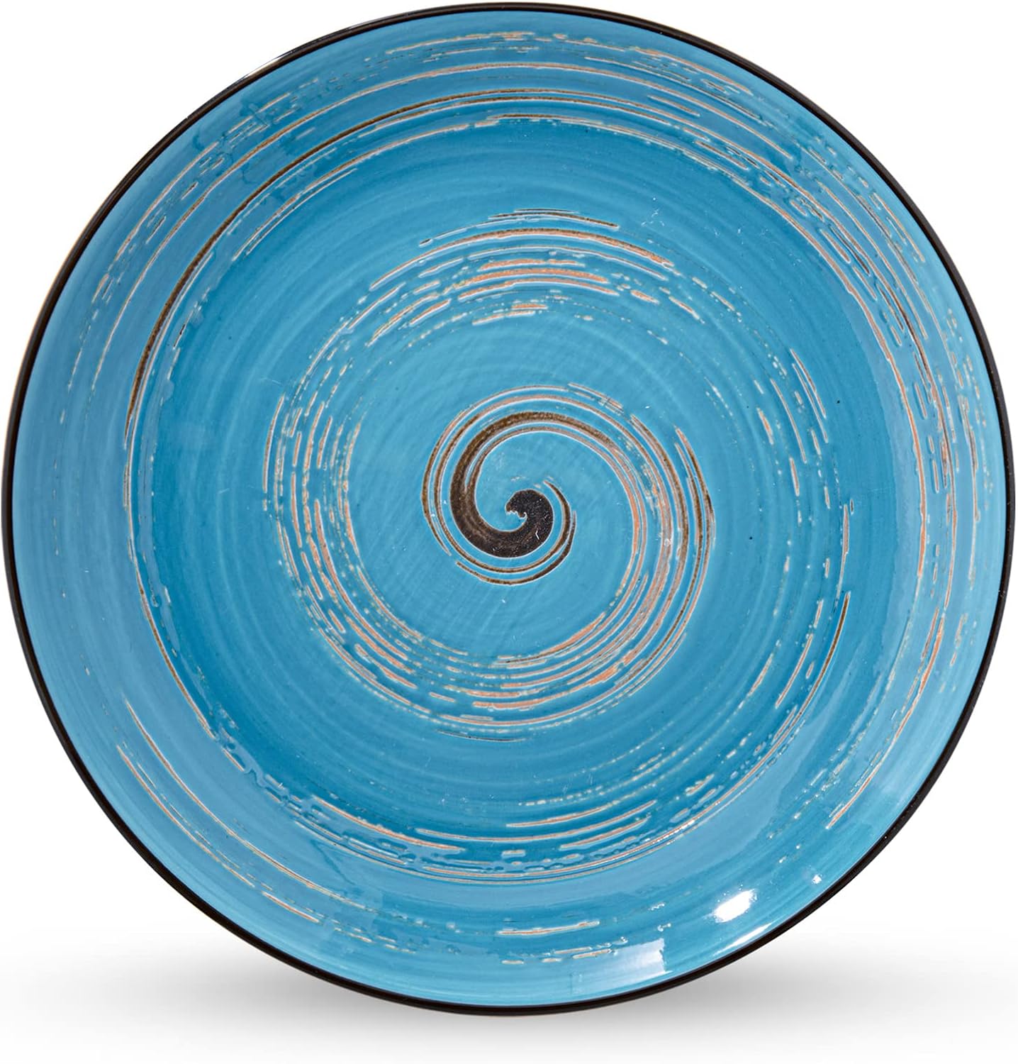 Wilmax Porseleinen Borden 25,5 cm Blauw 2 st. WL-669614/A2