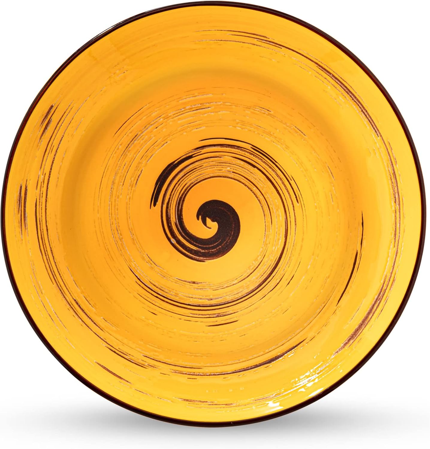 Wilmax Tiefer Porzellan counter 350 ml, Gelb, Ø 25.5 cm WL-669427/A