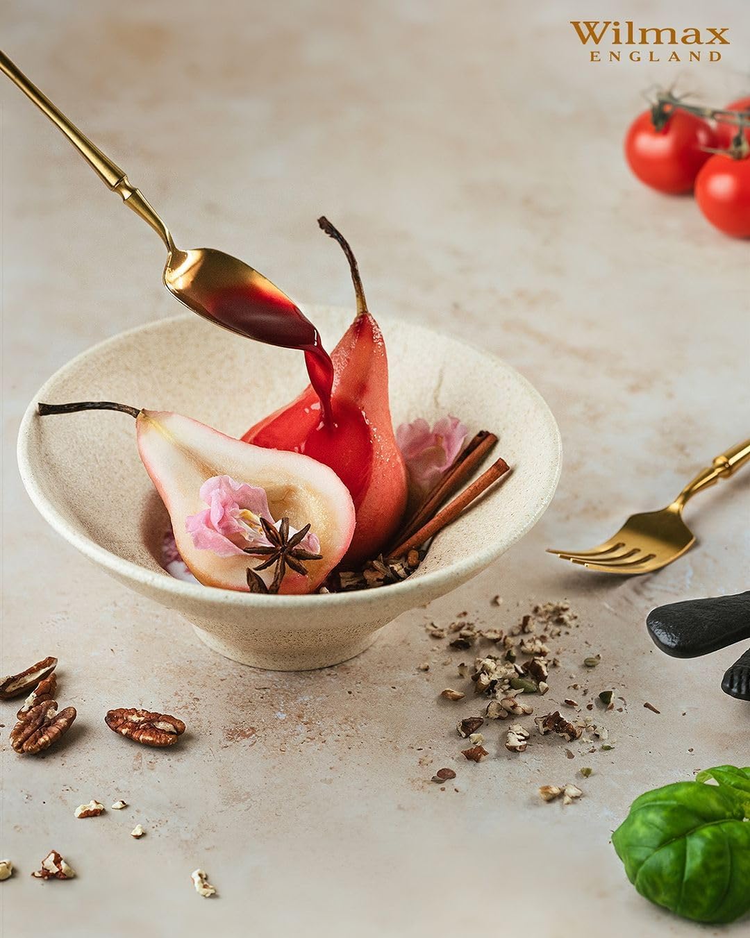 Wilmax Tiefer Porzellanteller 22,5 cm im 2er Set WL-661313/A2