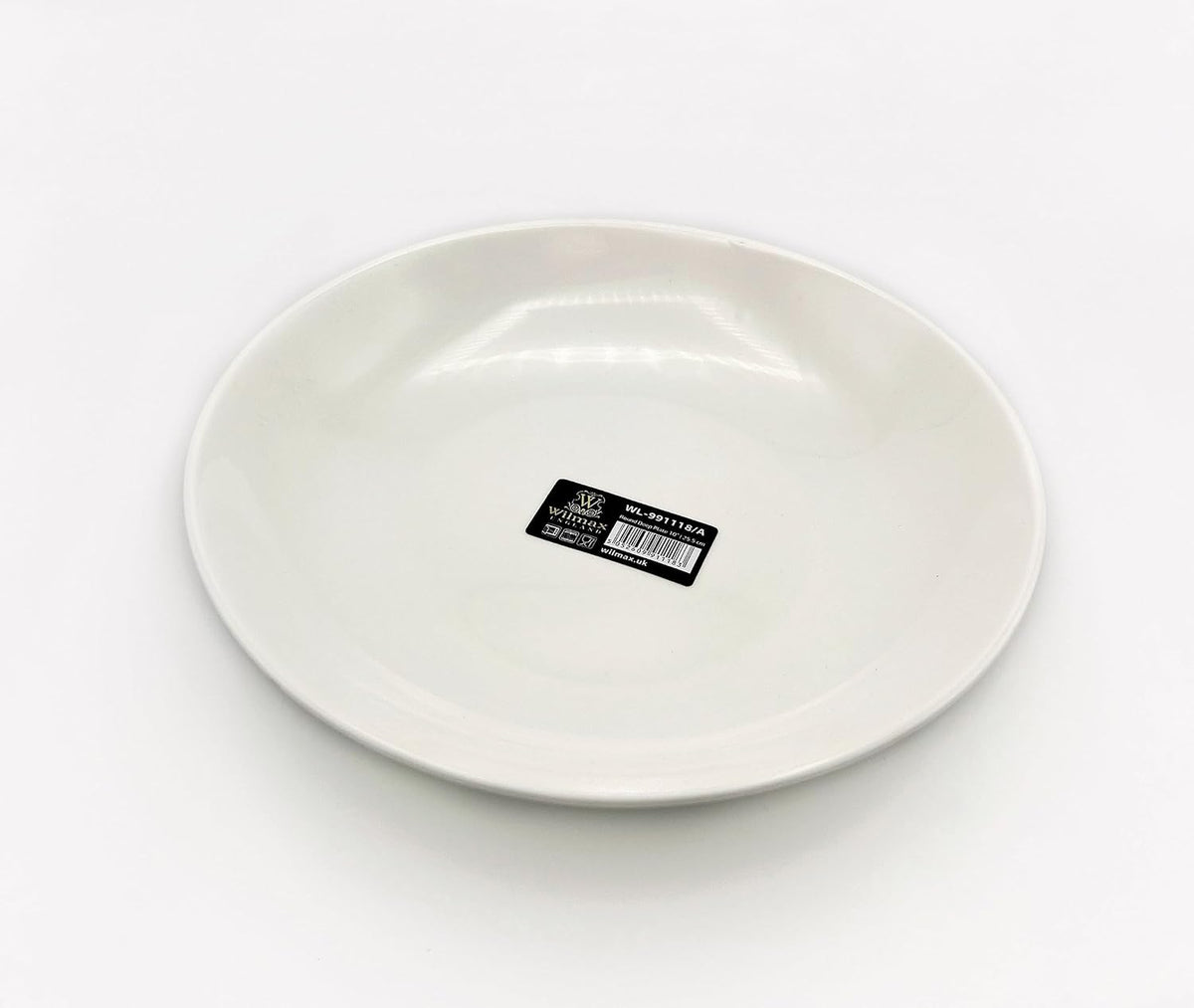 Wilmax England Diep Serveerbord Porselein Wit 25,5 cm