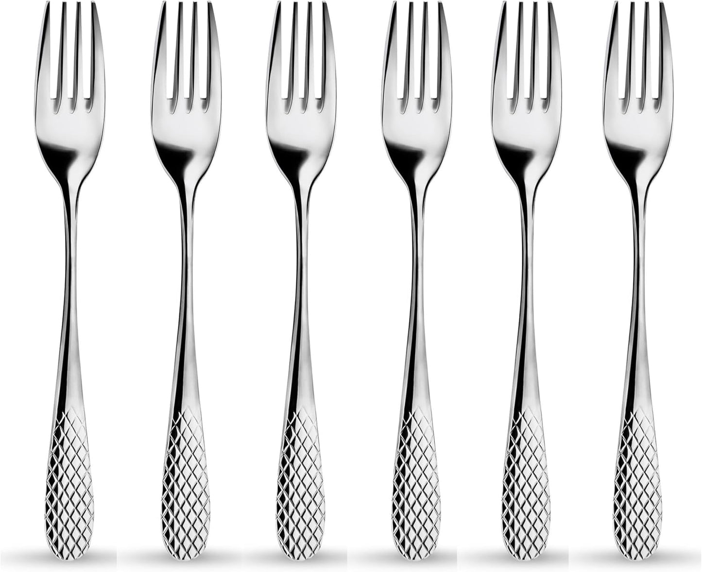 Wilmax Edelstahl Tafelgabel Set 6-teilig in Geschenkbox WL-999201/6C