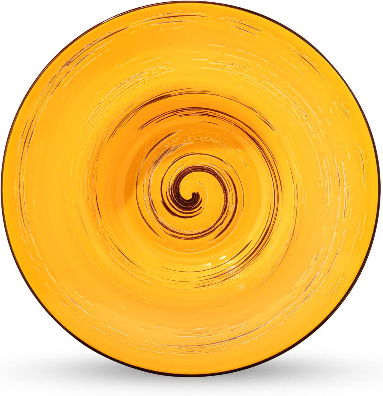 Wilmax Porzellanteller Gelb, Tief, 22.5 cm Durchmesser, 1100 ml – WL-669423/A