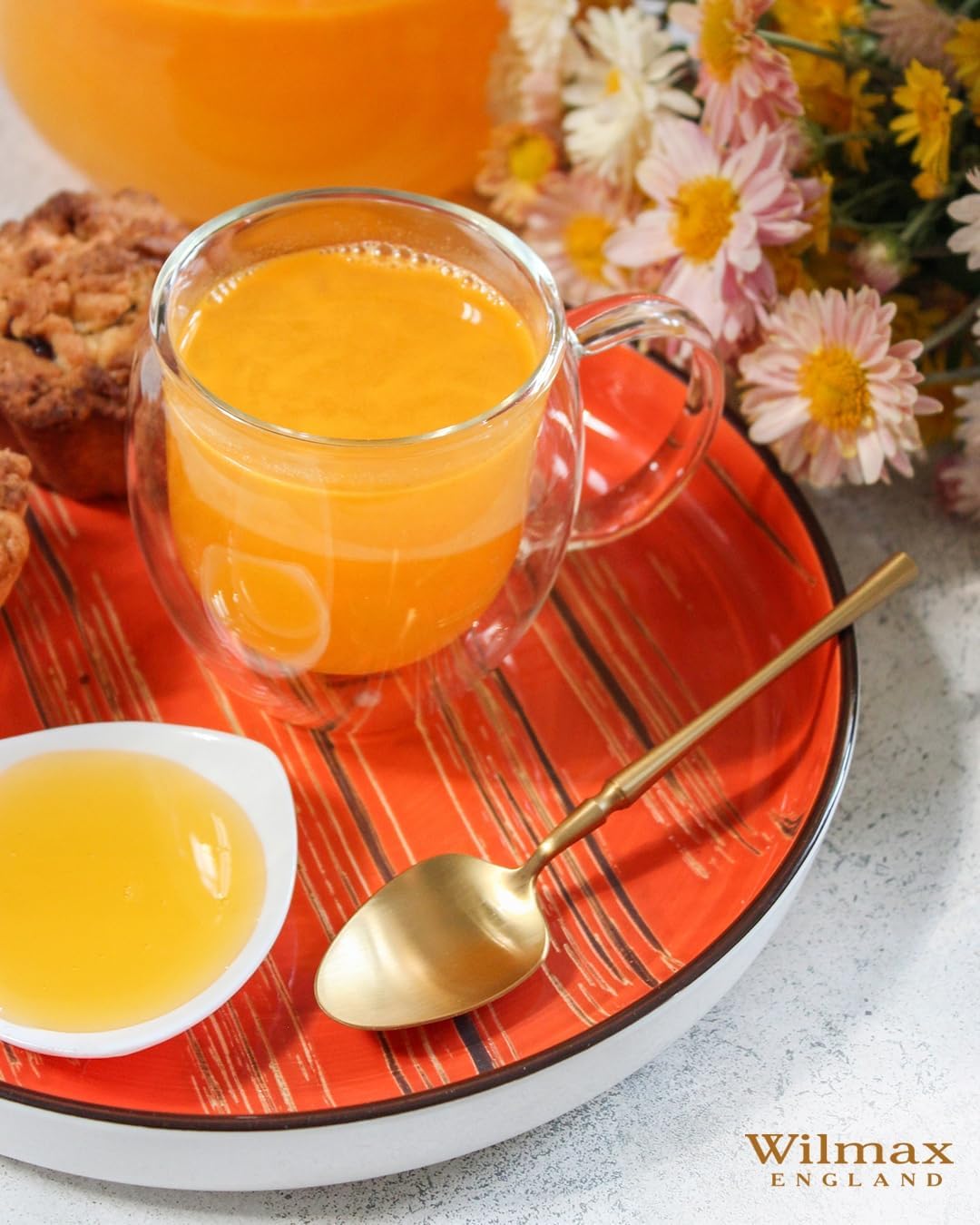 Wilmax Double Wall Mug 6er Set 500 ml hitzebeständiges Glas WL‑888749/A6