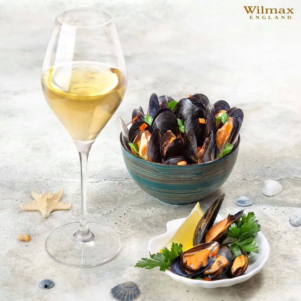 Wilmax Schaal 18 cm van Porselein, Wit