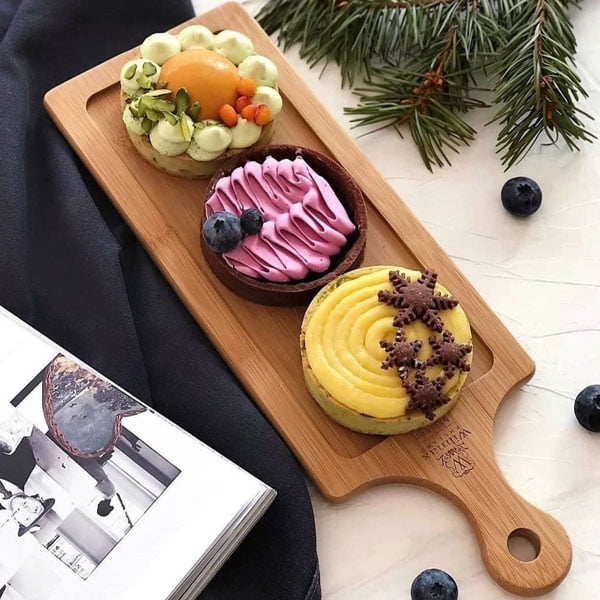 Wilmax Bambus Serviertablett rechteckig 39,5 x 11 cm WL-771008/A