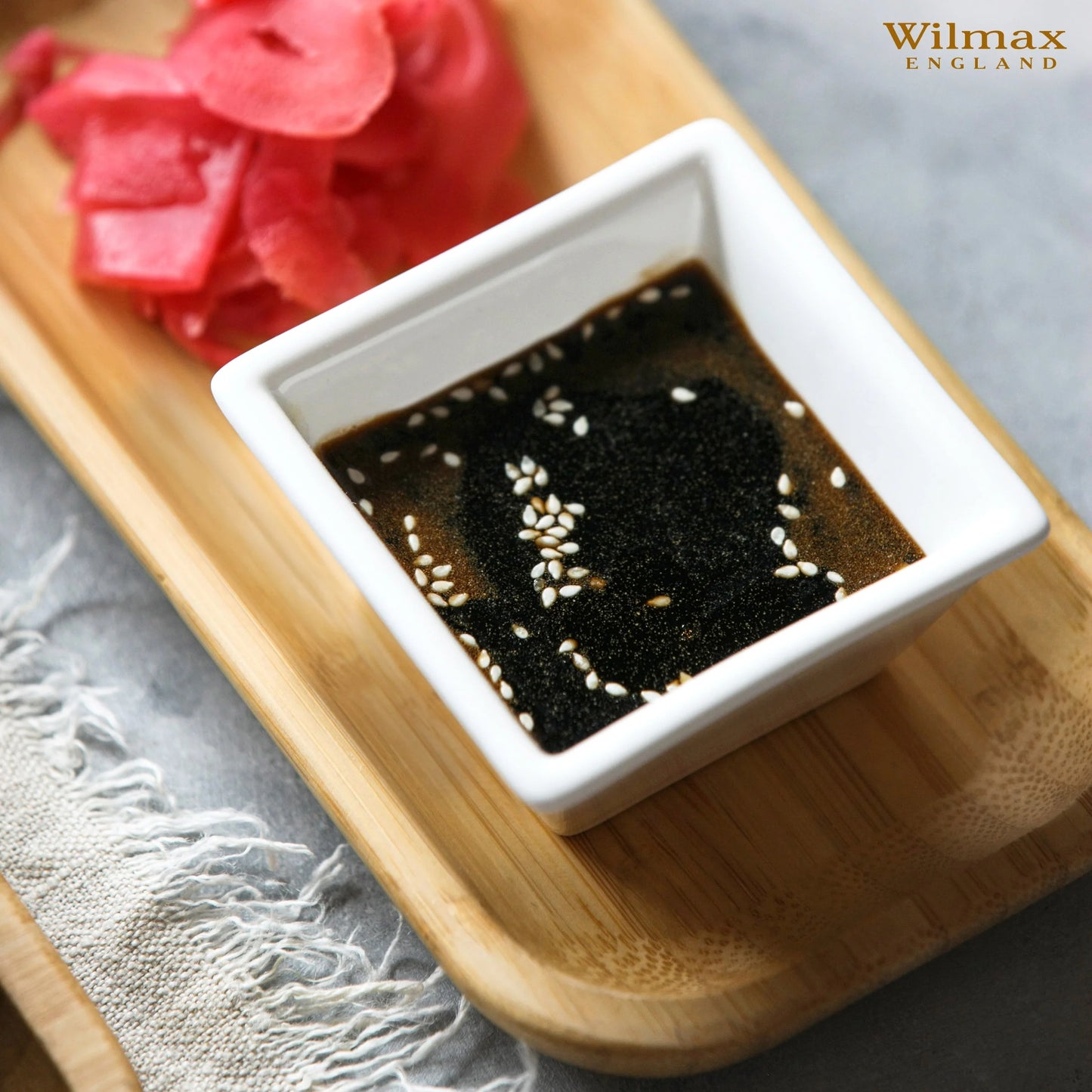 Wilmax Quadratic Scale 7.5 cm Porcelain for Dips & Beilagen WL-992546/A